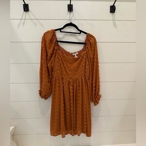 Elegant Orange Dress